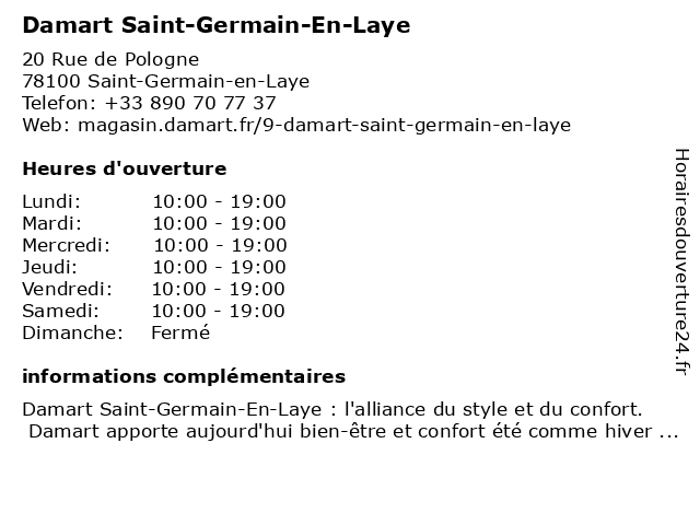 Damart discount saint germain